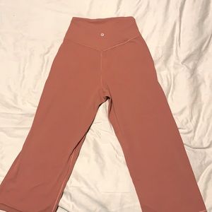 Lululemon wide leg crops